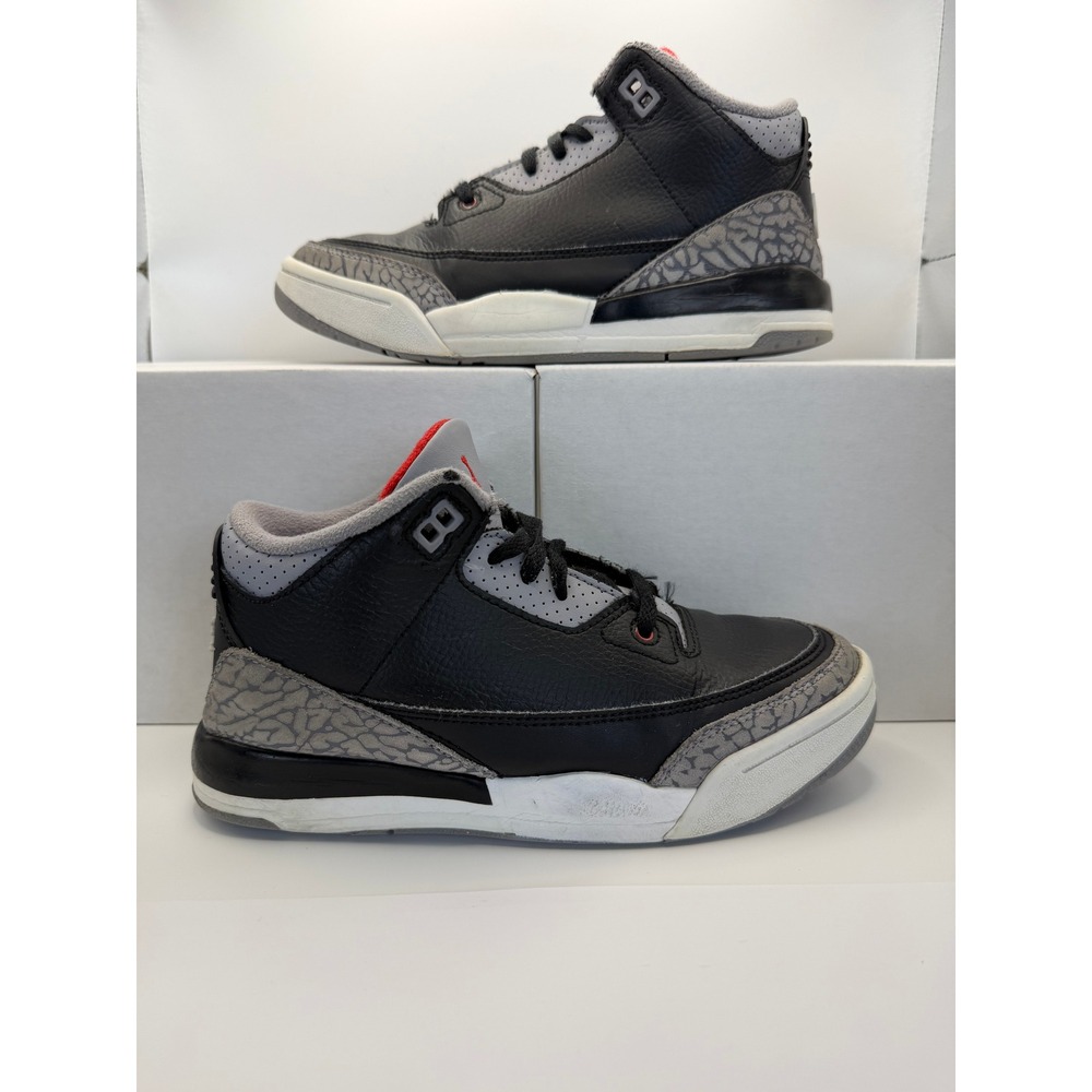 Air Jordan 3 Retro Black Cement‎ - Kids Size 2.5